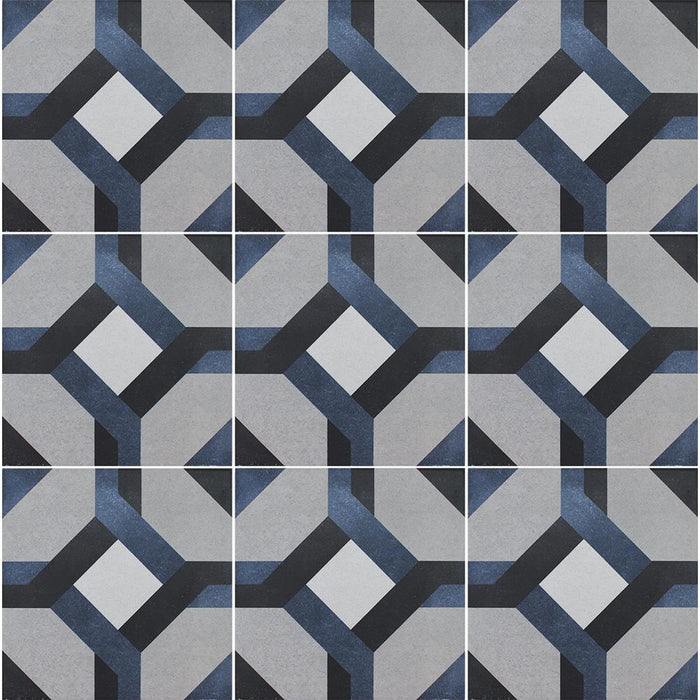 Tesoro - Fleur Collection - 6 in. x 6 in. Porcelain Tile - Laure