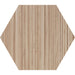 Tesoro - Oasis Collection - 9.25 in. x 9.25 in. Matte Hexagon Porcelain Tile - Beige