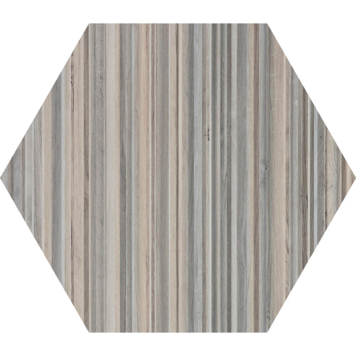 Tesoro - Oasis Collection - 9.25 in. x 9.25 in. Matte Hexagon Porcelain Tile - Blue