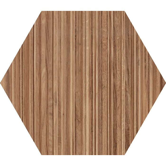 Tesoro - Oasis Collection - 9.25 in. x 9.25 in. Matte Hexagon Porcelain Tile - Honey