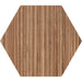 Tesoro - Oasis Collection - 9.25 in. x 9.25 in. Matte Hexagon Porcelain Tile - Honey