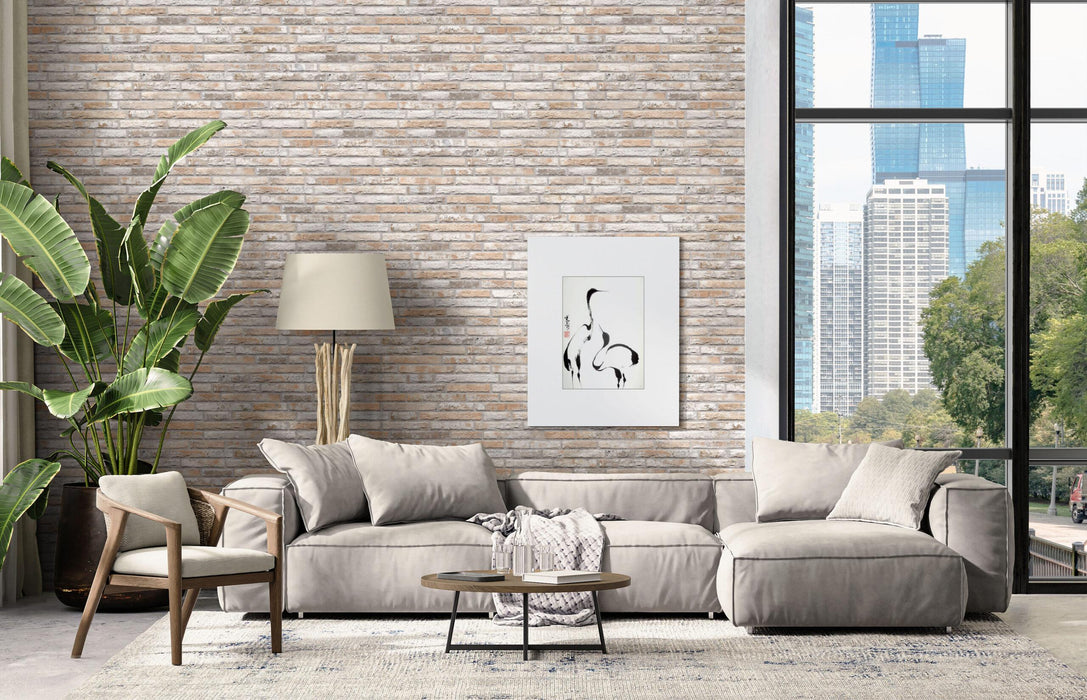 Tesoro - Industrial Collection - 6.25 in. x 15.25 in. Porcelain Matte Tile - Old Rose Installed