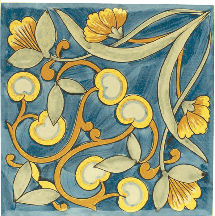 Tesoro - Maioliche Collection - 6 in. x 6 in. Porcelain Tile - 1 Single Tile