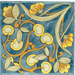Tesoro - Maioliche Collection - 6 in. x 6 in. Porcelain Tile - 1 Single Tile