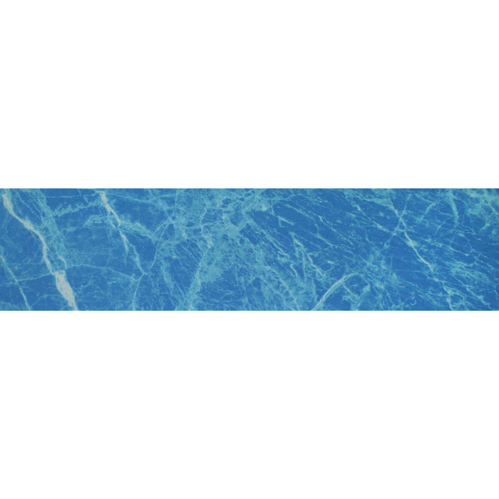 Tesoro - Roccia Collection - 6 in. x 24 in. Glossy Porcelain Tile - Light Green