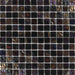 Tesoro - Treasure Series - 1 in. x 1 in. Glass Mosaic - Blackstone