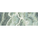 Tesoro - Agatha Collection - 12 in. x 36 in. Ceramic Wall Tile - Green Glossy