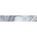 Tesoro - Agatha Collection - 4 in. x 24 in. Ceramic Wall Tile - Blue Glossy