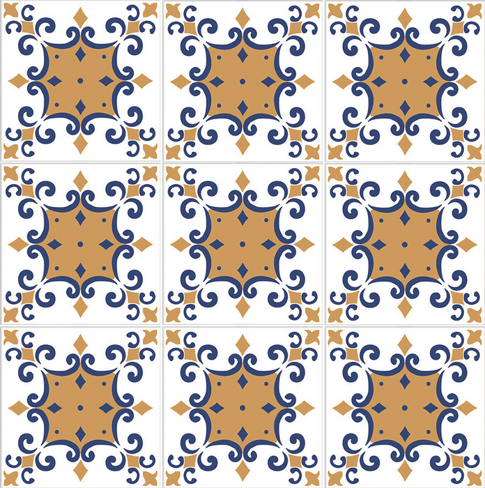 Tesoro - Ancient Collection - 6 in. x 6 in. Porcelain Tile - San Sebastián Range View