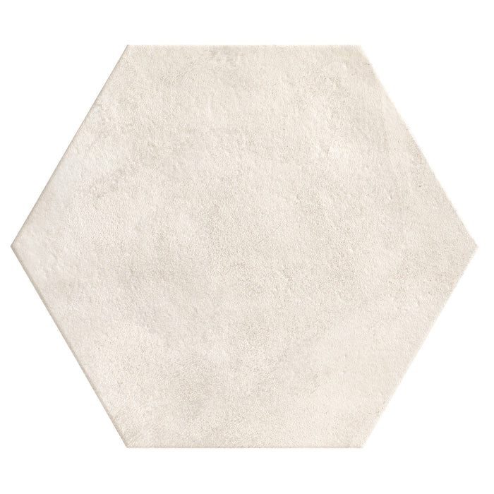 Tesoro - Argos Collection - 19 in. x 22 in. Hex Porcelain Tile - Atelier White