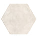 Tesoro - Argos Collection - 19 in. x 22 in. Hex Porcelain Tile - Atelier White