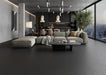 Tesoro - Argos Collection - 19 in. x 22 in. Hex Porcelain Tile - Black Installed