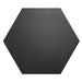 Tesoro - Argos Collection - 19 in. x 22 in. Hex Porcelain Tile - Black