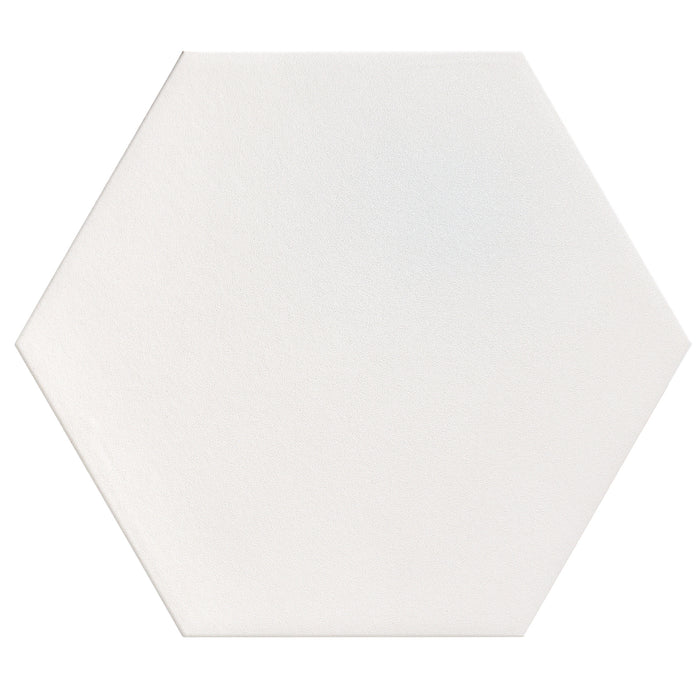 Tesoro - Argos Collection - 19 in. x 22 in. Hex Porcelain Tile - White