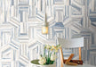 Tesoro - Flow Collection - 8.5 in. x 9.75 in. Porcelain Tile - Blue Installed