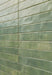 Tesoro - Graffiti Collection - 2 in. x 18 in. Porcelain Tile - Acquamarine Installed