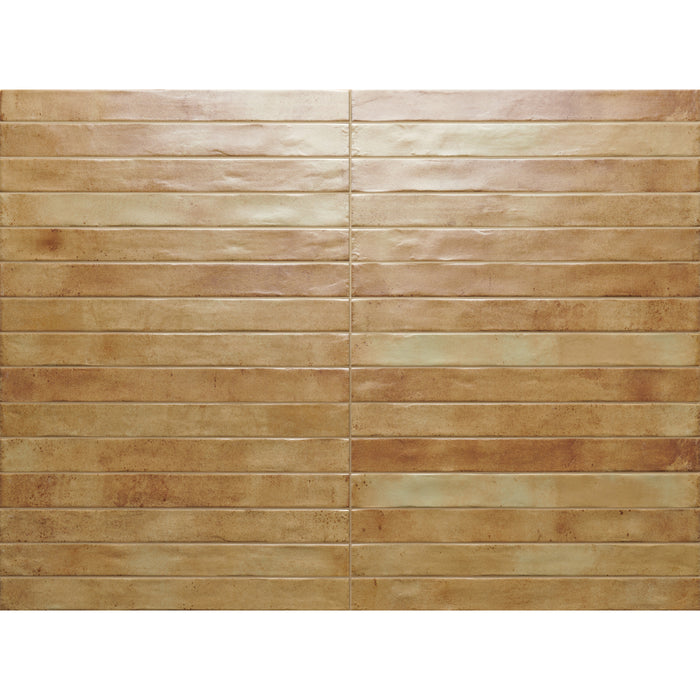 Tesoro - Graffiti Collection - 2 in. x 18 in. Porcelain Tile - Beige