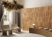 Tesoro - Graffiti Collection - 2 in. x 18 in. Porcelain Tile - Nolita Sunset Installed