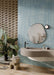 Tesoro - Graffiti Collection - 2 in. x 18 in. Porcelain Tile - Sky Installed