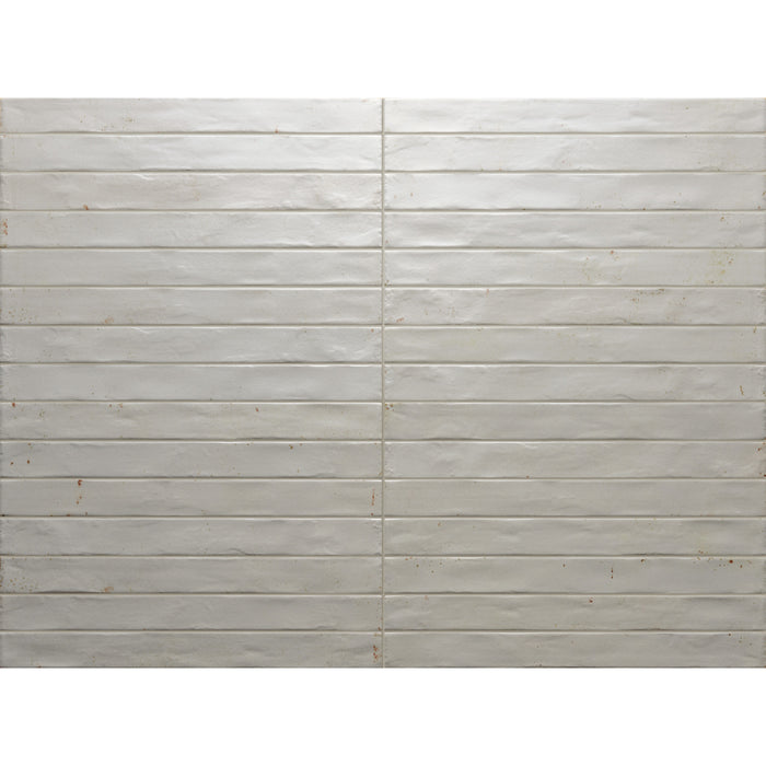 Tesoro - Graffiti Collection - 2 in. x 18 in. Porcelain Tile - White