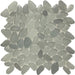 Tesoro - Liquid Rocks Series - Glass Pebble Mosaic - Oyster Silver