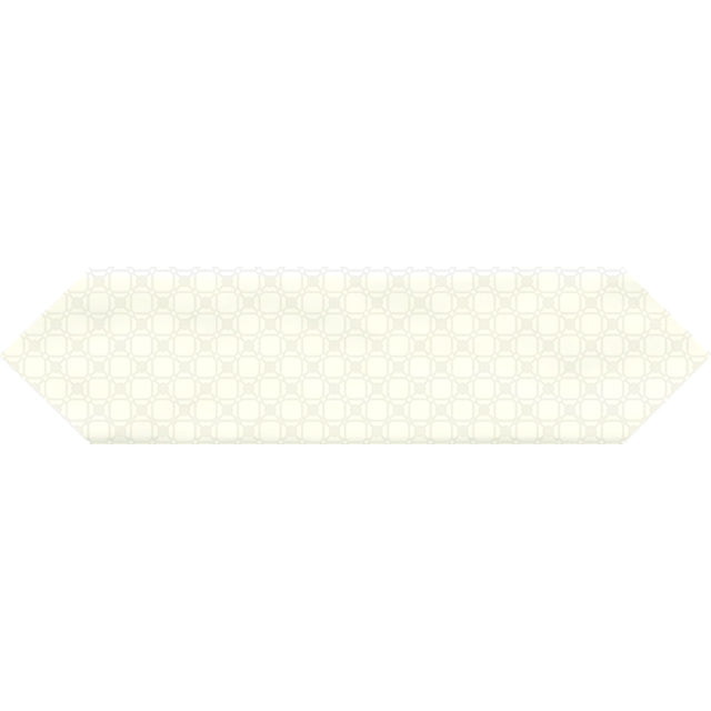 Tesoro - Marrow Collection - 3 in. x 12 in. Glossy Ceramic Wall Tile - Cream Deco