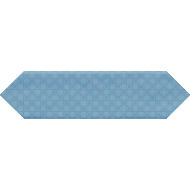 Tesoro - Marrow Collection - 3 in. x 12 in. Glossy Ceramic Wall Tile - Ice Blue Deco