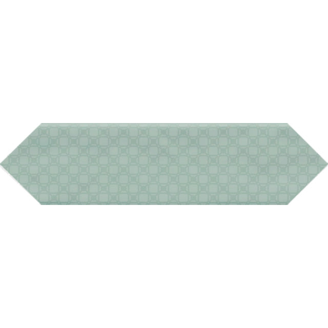 Tesoro - Marrow Collection - 3 in. x 12 in. Glossy Ceramic Wall Tile - Seafoam Deco