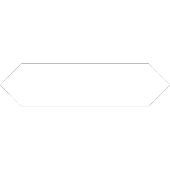 Tesoro - Marrow Collection - 3 in. x 12 in. Matte Ceramic Wall Tile - White