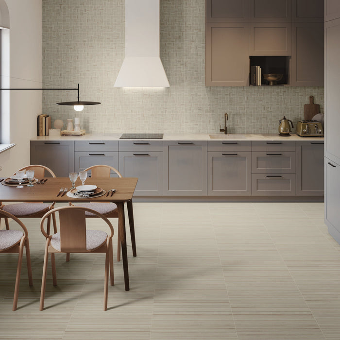 Tesoro - Oasis Collection Matte Porcelain Tile - Ivory Room