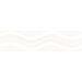 Tesoro - Ocean Wave Collection - 6 in. x 24 in. Glossy Porcelain Tile - Ice White