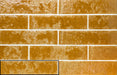 Tesoro Collection - Pukka Series - 3  in. x 10 in. Ceramic Wall Tile - Amber Installed