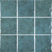 Tesoro - Aquatica Pool Collection - Reef Series - 6  in. x 6 in. Glass Wall Tile - Jade