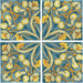 Tesoro - Maioliche Collection - 6 in. x 6 in. Porcelain Tile - 1
