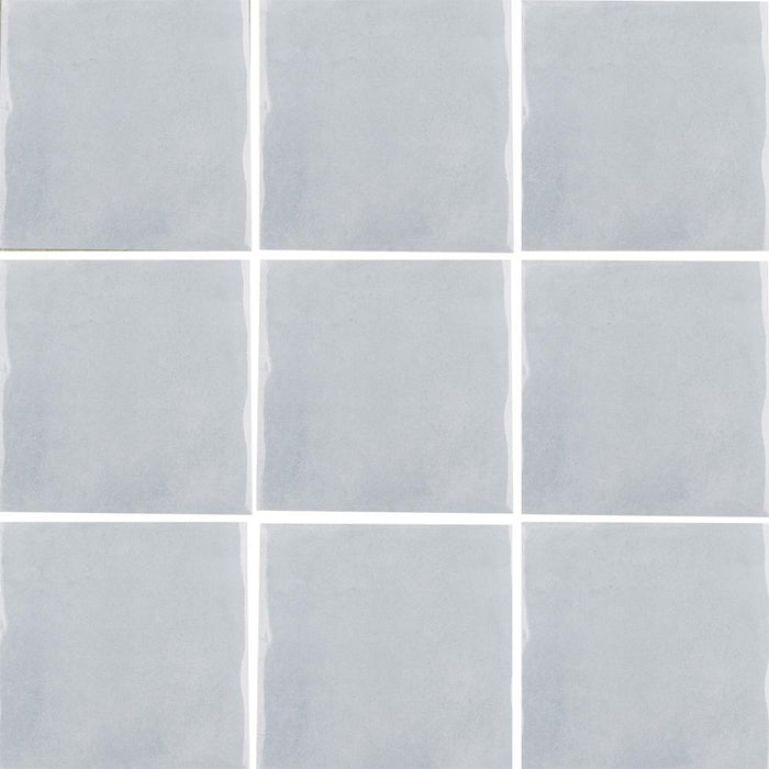 Tesoro - Maioliche Collection - 6 in. x 6 in. Porcelain Tile - Grigio