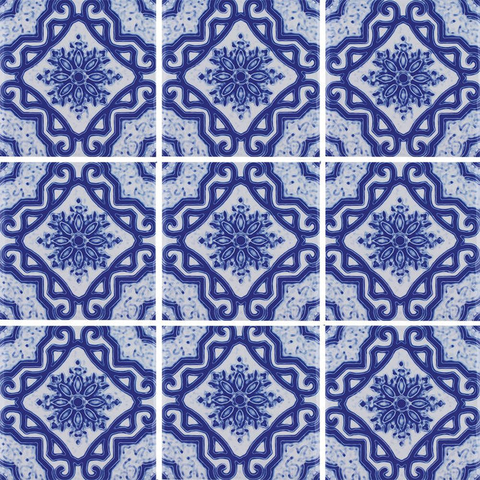 Tesoro - Maioliche Collection - 6 in. x 6 in. Porcelain Tile - 18