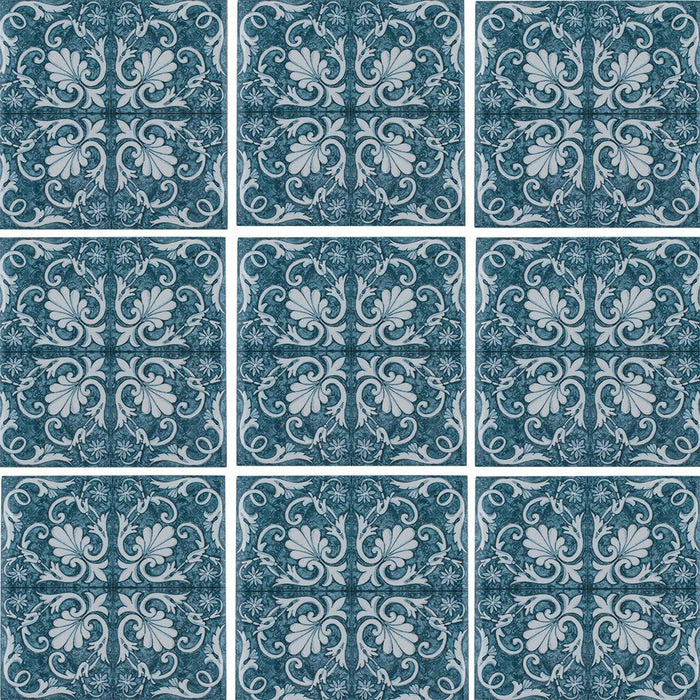 Tesoro - Maioliche Collection - 6 in. x 6 in. Porcelain Tile - 5