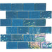 Tesoro - Nautical Series - 2 in. x 3 in. Glass Mosaic - Bimini Blue