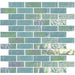 Tesoro - Nautical Series - 1 in. x 3 in. Glass Mosaic - Emerald Green