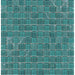 Tesoro - Treasure Series - 1 in. x 1 in. Glass Mosaic - Greenstone