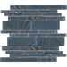 Tesoro - Treasure Series - 11.75 in. x 11.75 in. Glass Mosaic - Moonstone Linear