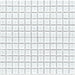 Tesoro - Treasure Series - 1 in. x 1 in. Glass Mosaic - Whitestone