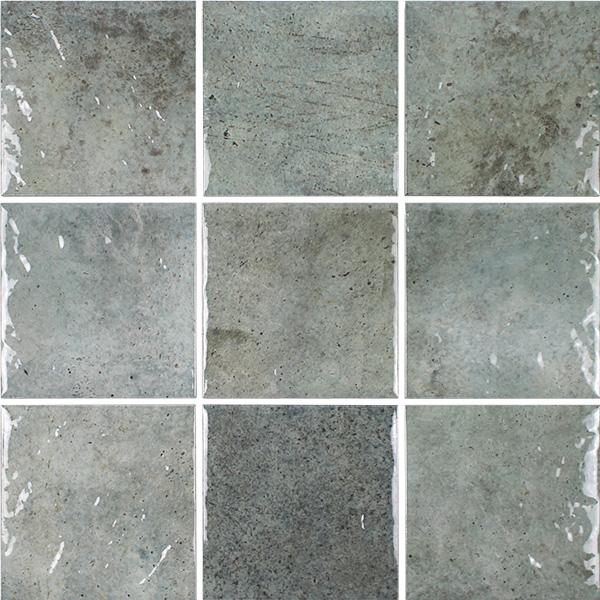 Tesoro - Waterplace Series - 6 in. x 6 in. Glossy Porcelain Tile - Bali Stone