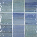 Tesoro - Waterplace Series - 6 in. x 6 in. Glossy Porcelain Tile - Java