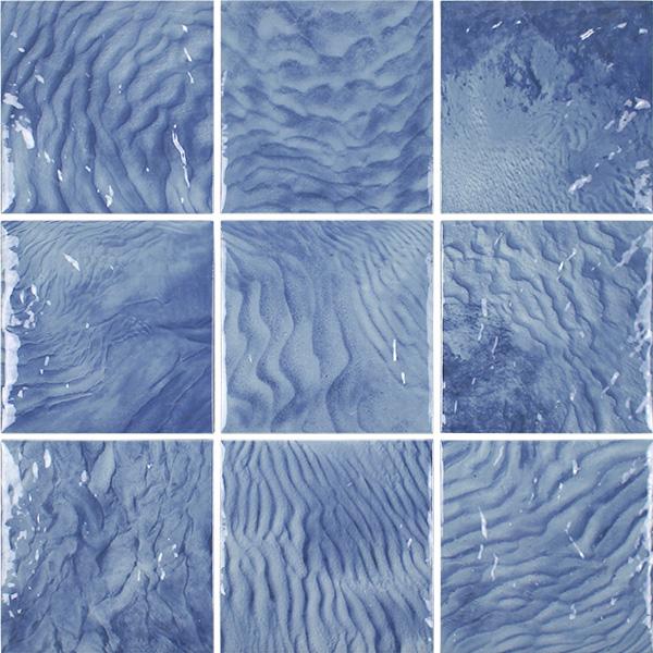 Tesoro - Waterplace Series - 6 in. x 6 in. Glossy Porcelain Tile - Samoa