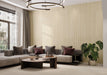 MSI - UrbanSlat - 16 in. x 48 in. Ceramic Wall Tile - Blonde Installed
