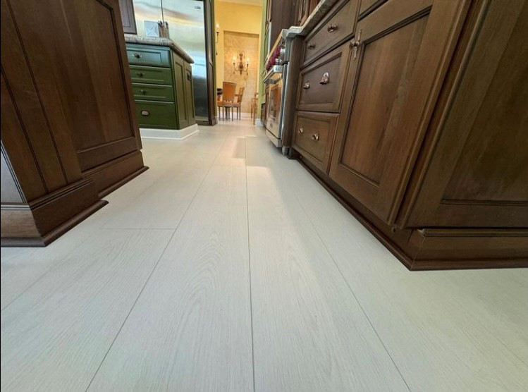 Compass Flooring - The Watershed Collection Laminate - Yellowstone Oak floor installation