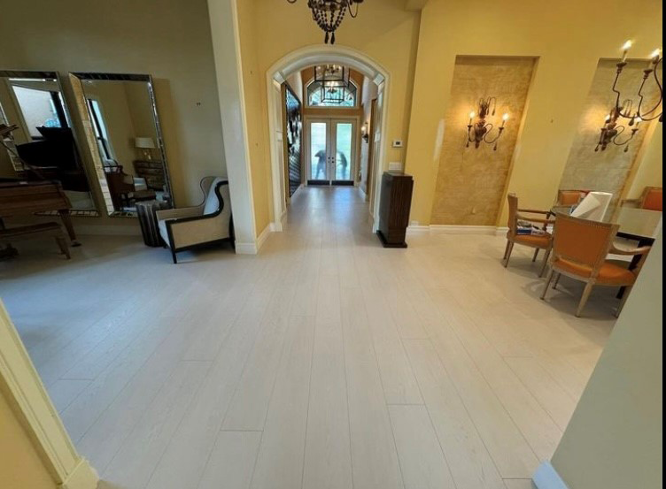 Compass Flooring - The Watershed Collection Laminate - Yellowstone Oak floor installation