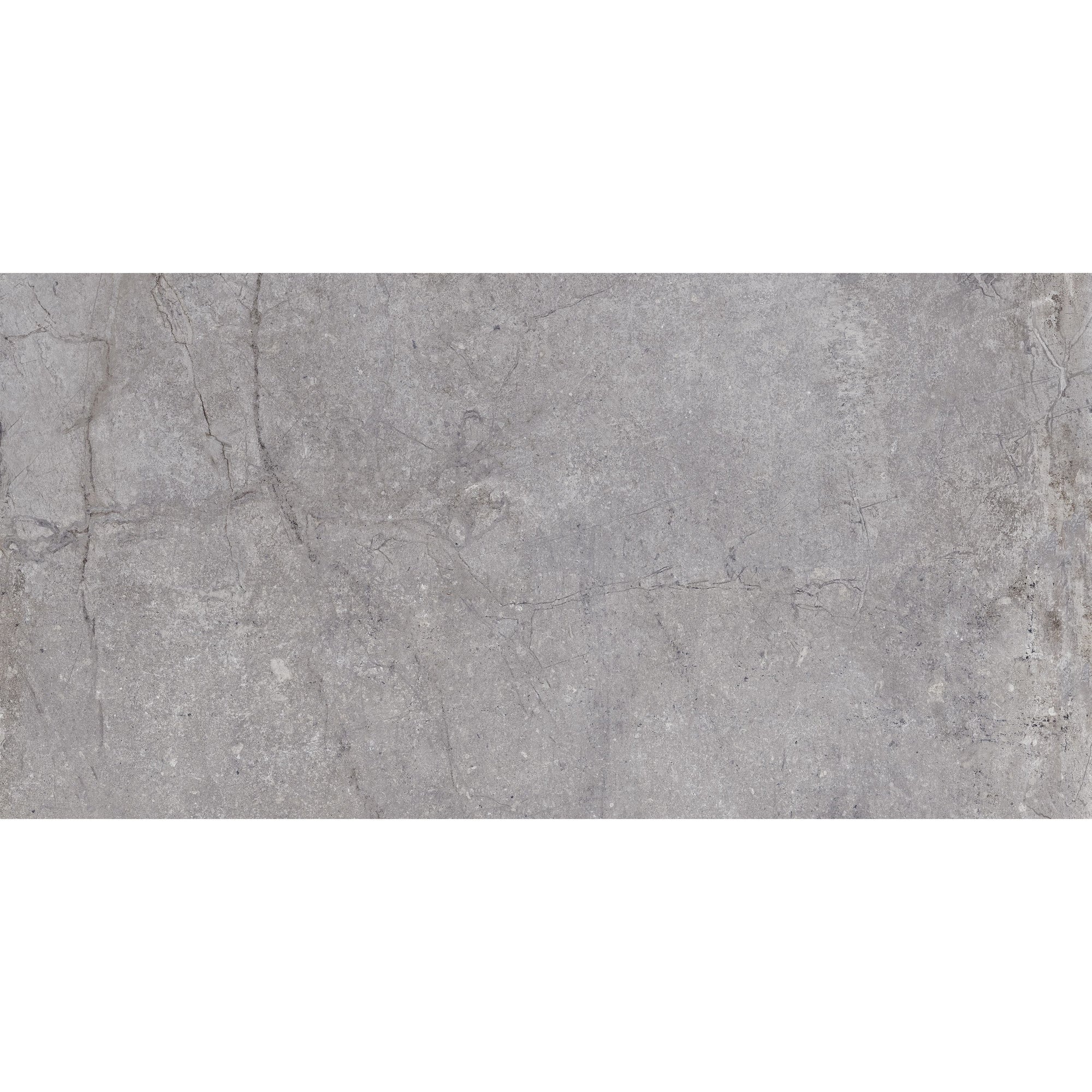 Tesoro - Evolution Series - 12 in. x 24 in. Rectified Porcelain Tile - Grey