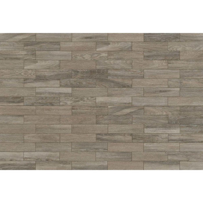 Elysium - Selection Oak Series - 6 in. x 36 in. Grip R11 Porcelain Tile - Amber